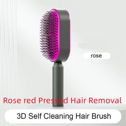 Self Cleaning|Hair Loss|Massage Scalp Anti-Static Hairbrush