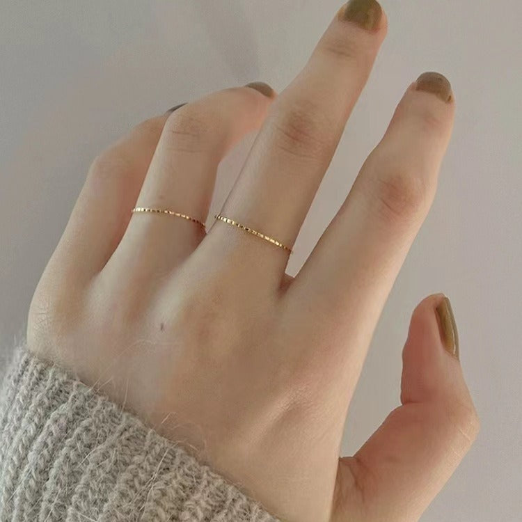 Minimalism Simple Ring