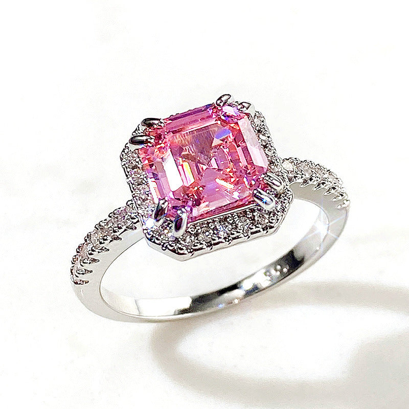 Classic Square Diamond Ring