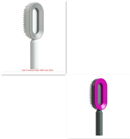 Self Cleaning|Hair Loss|Massage Scalp Anti-Static Hairbrush