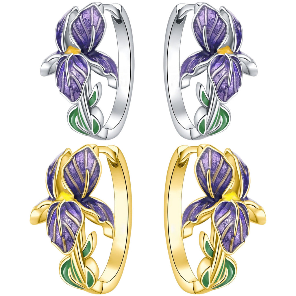 Minimalist And Versatile Iris Earrings