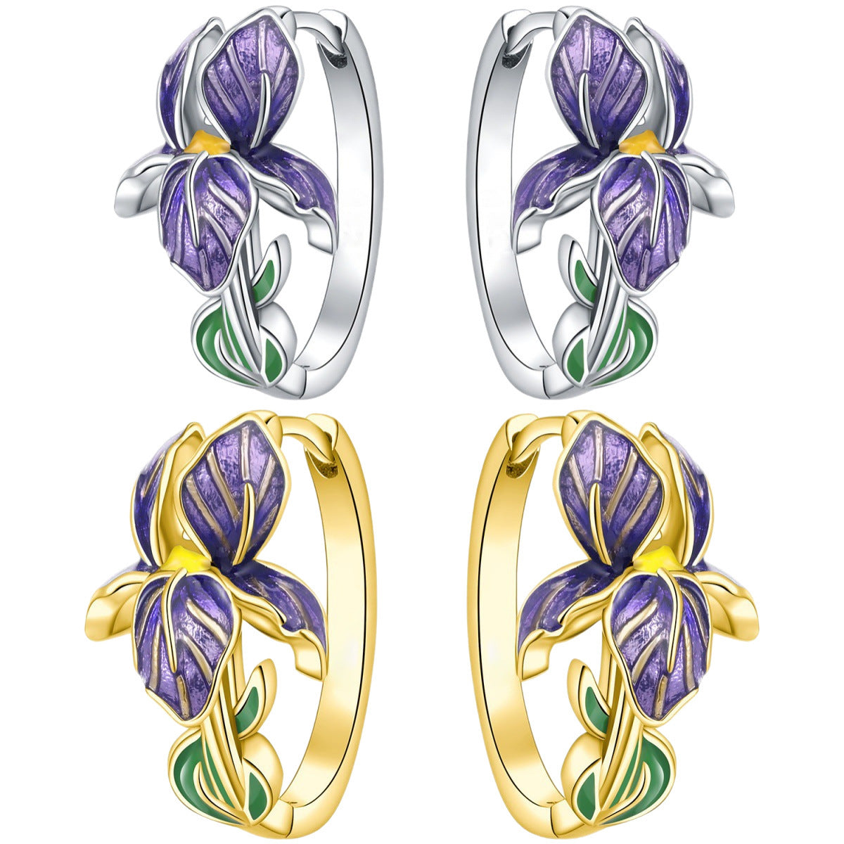 Minimalist And Versatile Iris Earrings