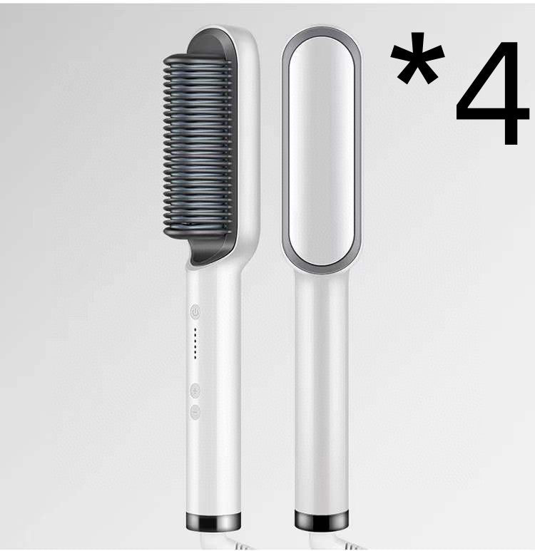 2 In 1 Hair Straightener| Curling Tong| Dual-purpose Electric Hair Brush