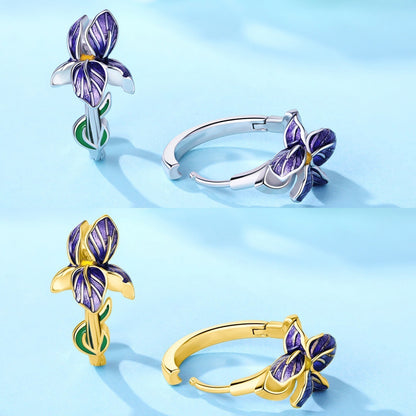 Minimalist And Versatile Iris Earrings