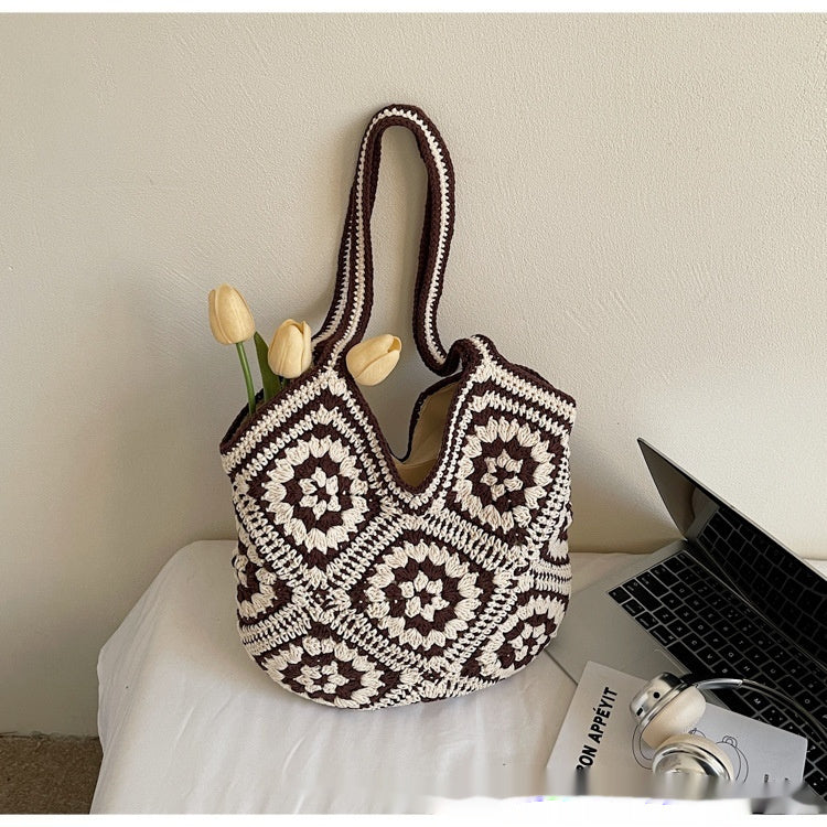 Ethnic Style Retro Hand-woven Tote Bag