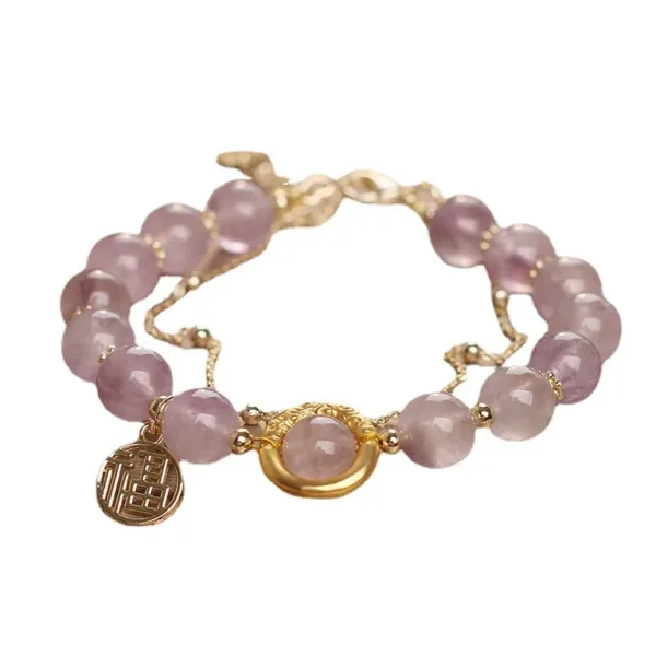 Natural Amethyst Bracelet - Image 4