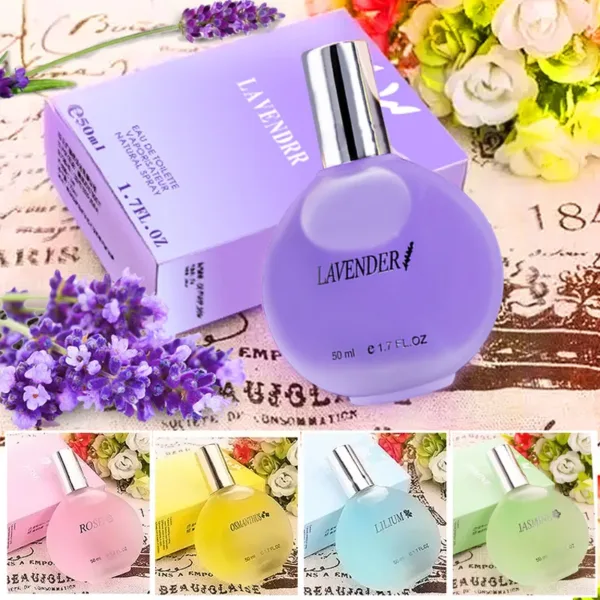 Women's Floral Perfume| Light Fragrance| Jasmine| Rose| Lilium| Lavender| Osmanthus - Image 2