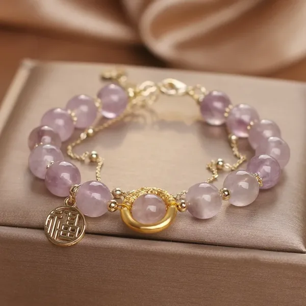 Natural Amethyst Bracelet