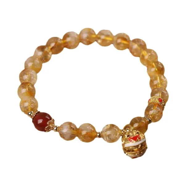 Ethnic Style Natural Citrine Bracelet - Image 2