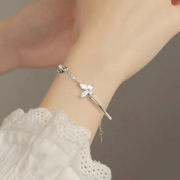 Silver Butterfly Bracelet