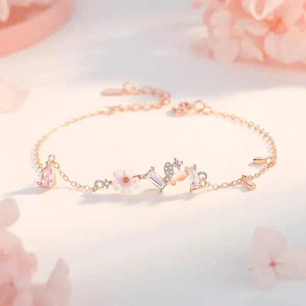 Elegant Flower Mori Style Bracelet