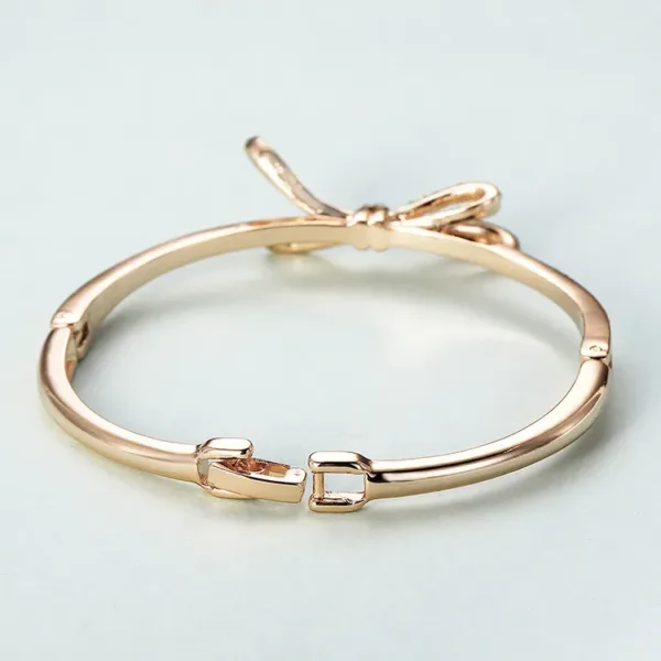 Bows Rose Gold Alloy Bracelets - Image 2