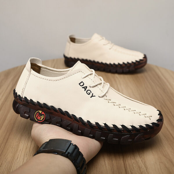 Beef Tendon Soft Bottom Flat Casual Shoes - Image 7