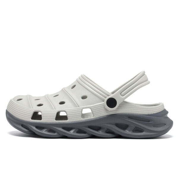 Men's Closed Toe Lightweight Crocs Style Sandals - Image 9