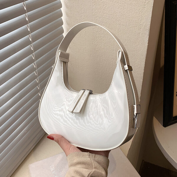 Women's Patent Leather Underarm Shoulder Bag