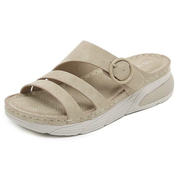 Women's Casual Comfortable Velcro Stitching Slippers - Image 2