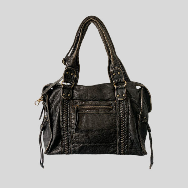 Women's Large Capacity Retro Motorcycle Bag - Image 6