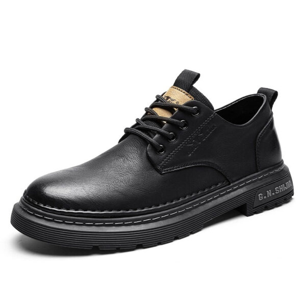 Men's Summer Breathable Casual Leather Shoes Martin Boots - Image 2