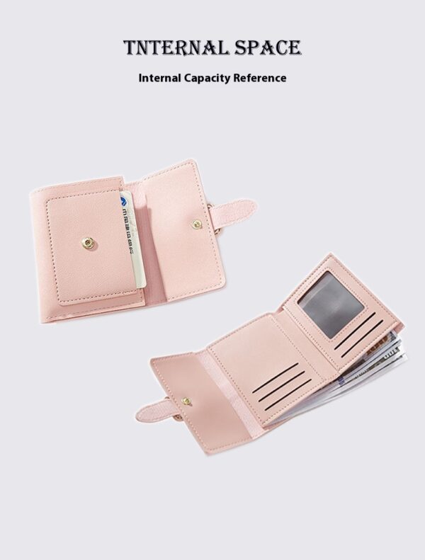 Women's Solid Color Card Holder - Image 9