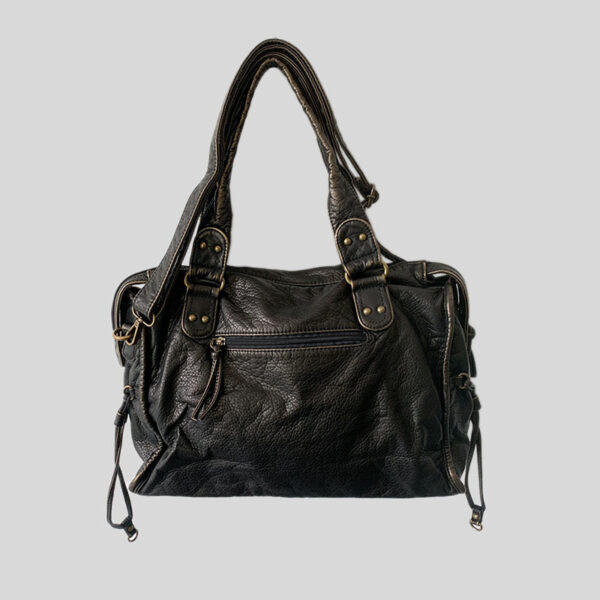 Women's Large Capacity Retro Motorcycle Bag - Image 3