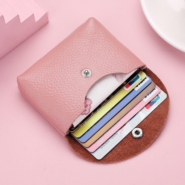 Cattlehide Multiple Card Slots Wallet - Image 2