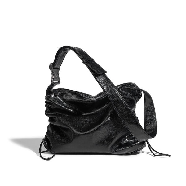 Special-interest Pleated Crossbody Tote Bag - Image 4