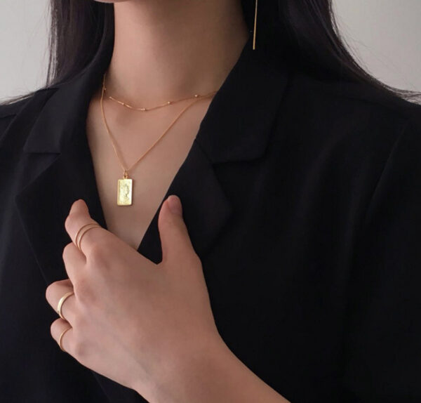 Square Pendant Necklace