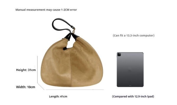 Large-capacity Velvet Shoulder Bag - Image 4