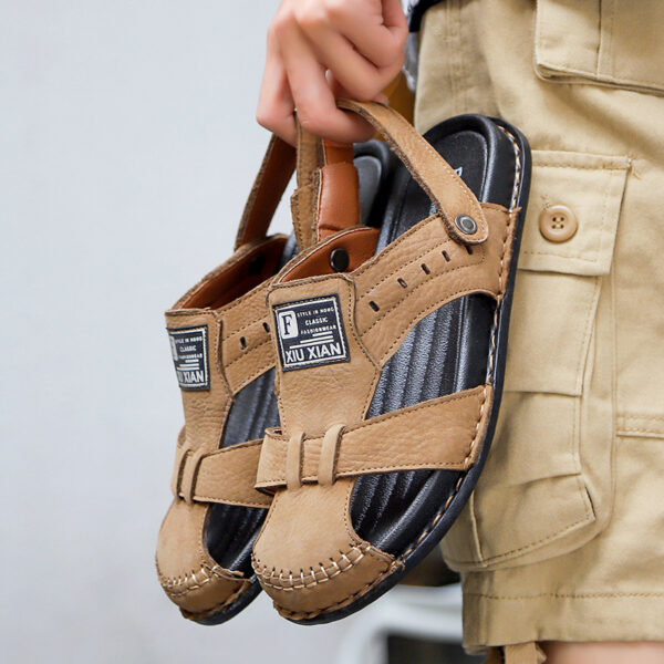 Men's Casual Leather Sandals - Image 5