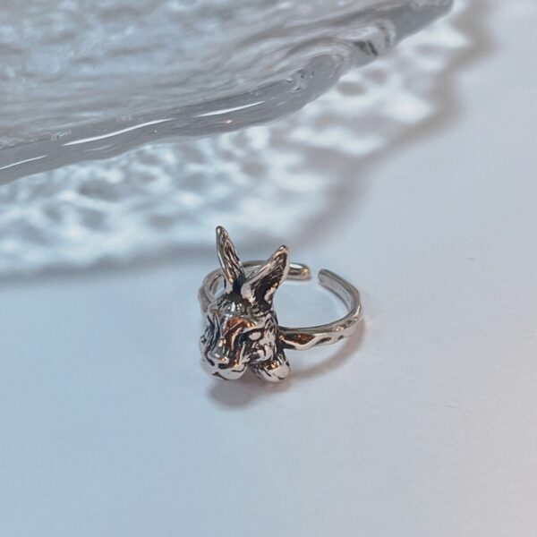 Retro Punk Rabbit Ring - Image 2