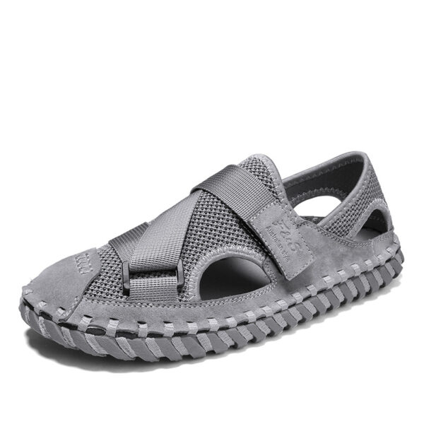 Men's Hollow Mesh Soft Bottom Sandals - Image 8