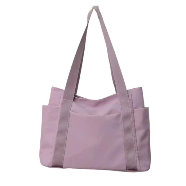 New Japanese Style Solid Color Tote Bag - Image 9