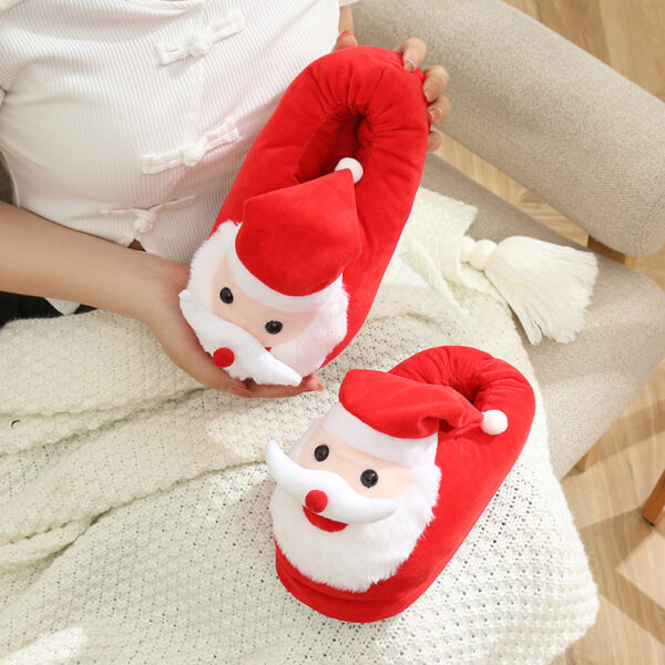 Thickened Non-slip Plush Cotton Slippers - Image 2