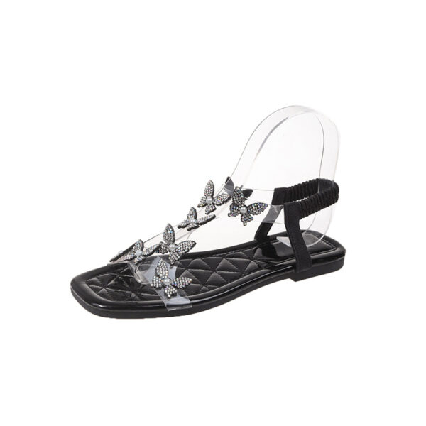 Roman Fairy Style Soft Bottom Flat Beach Sandals - Image 7