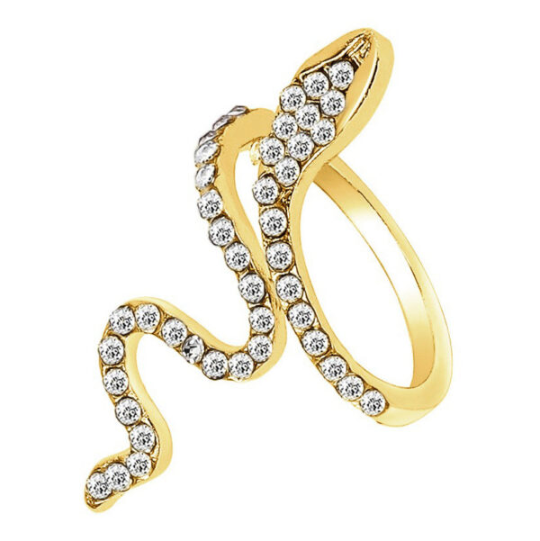 Rhinestone Snake Ring - Image 3