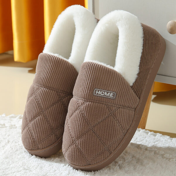 Women's Suede Indoor Corduroy Cotton Shoes - Image 7