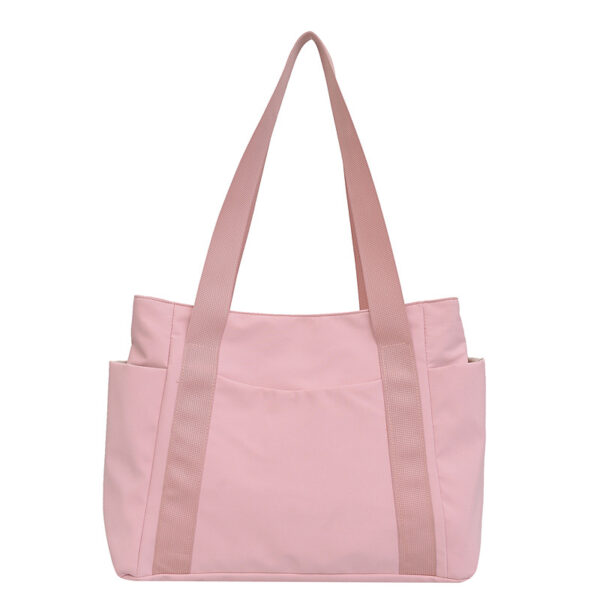 New Japanese Style Solid Color Tote Bag - Image 7