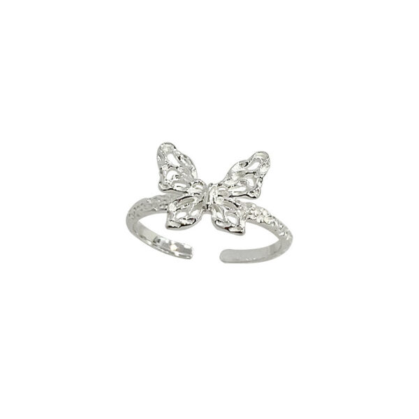 Stylish Adjustable Butterfly Ring - Image 4