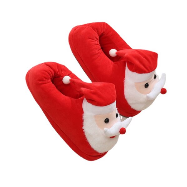 Thickened Non-slip Plush Cotton Slippers - Image 4