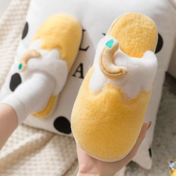 Women's Winter Non Slip Cute Warm Plush Cotton Slippers - Image 3