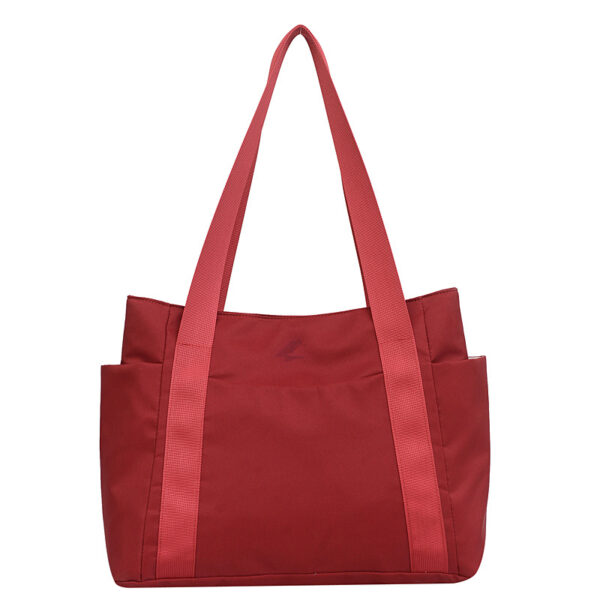 New Japanese Style Solid Color Tote Bag - Image 6