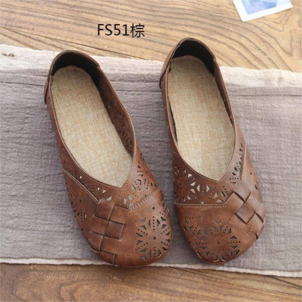 Women's Flat Bottom Comfort Shallow Shoes - Image 4