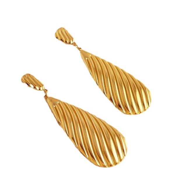 Stainless Retro Geometry Earrings - Image 5