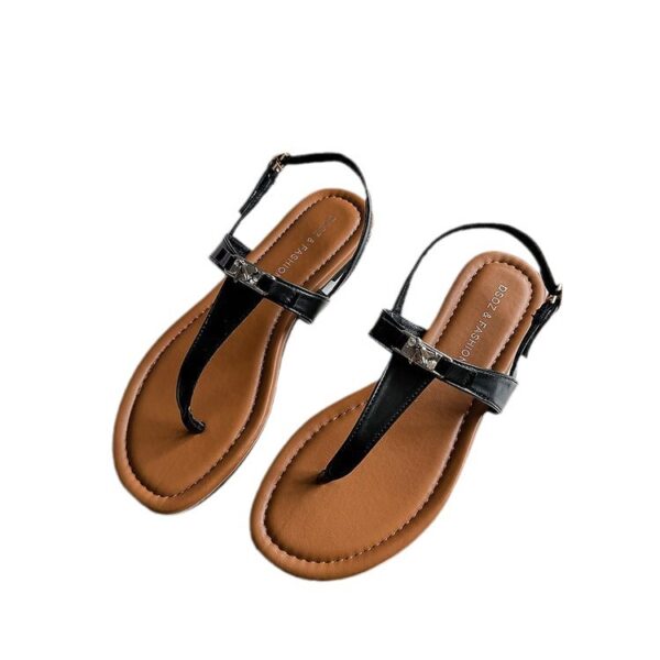 Women's Strapped Flat Sandals - Image 5