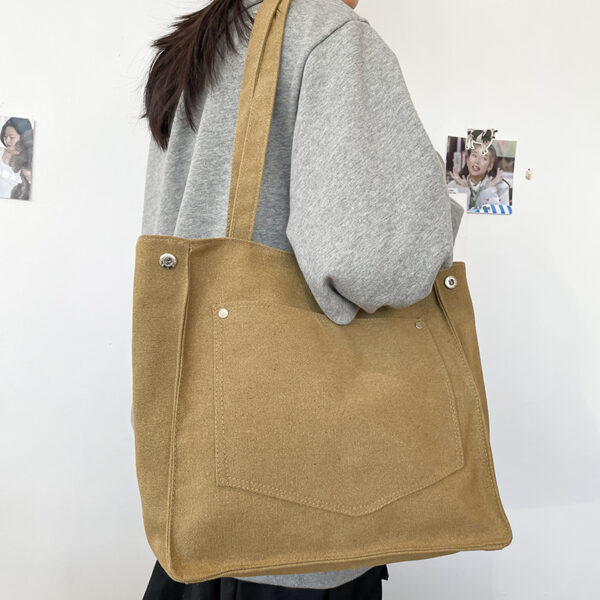 Women's Artistic Simple Vintage Canvas Bag - Image 2