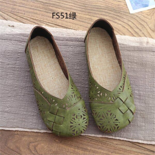 Women's Flat Bottom Comfort Shallow Shoes - Image 3