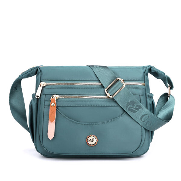 Multi-Layer One Shoulder Nylon Crossbody Bag - Image 10