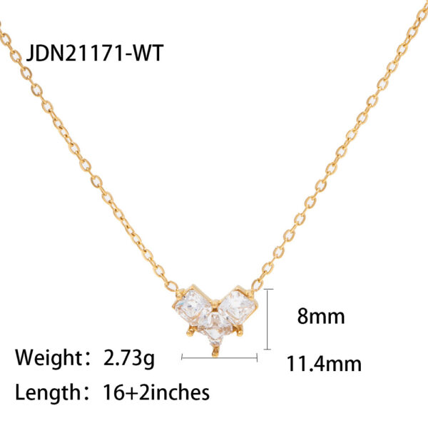 Women's French Style New Titanium Steel Necklace - Image 9