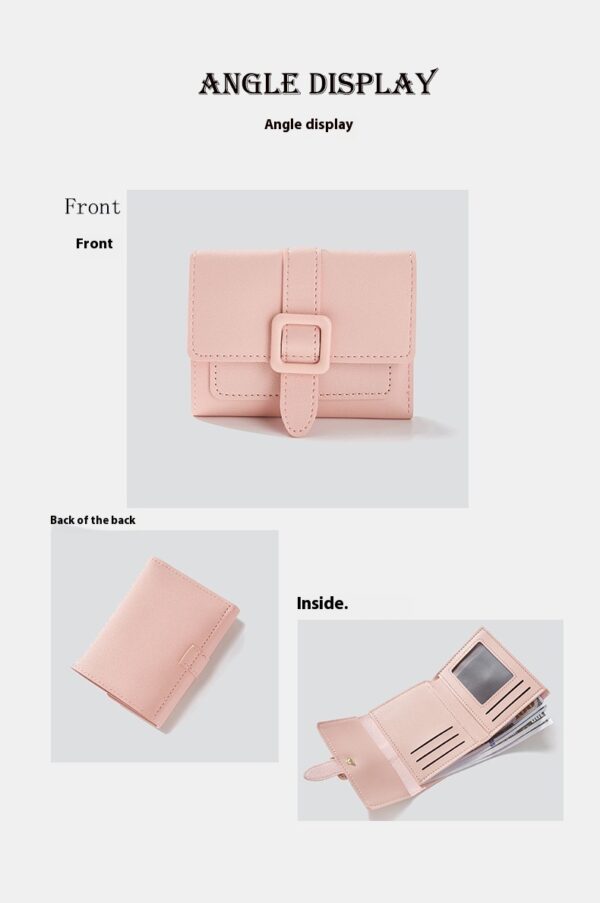 Women's Solid Color Card Holder - Image 7