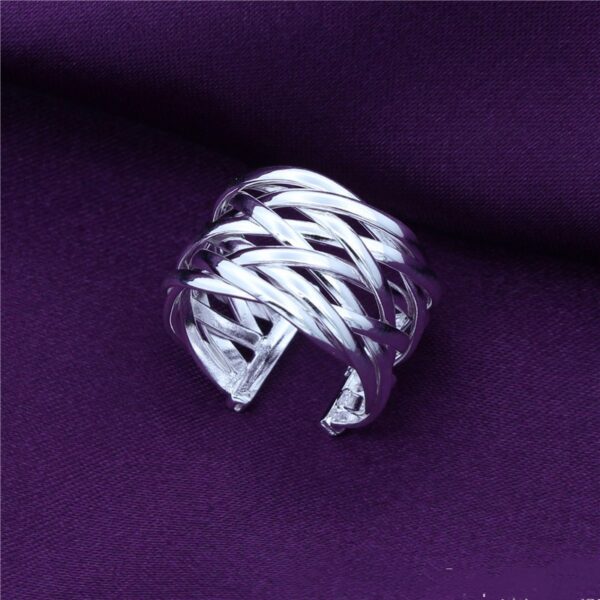 Knitting Style Adjustable Ring - Image 8